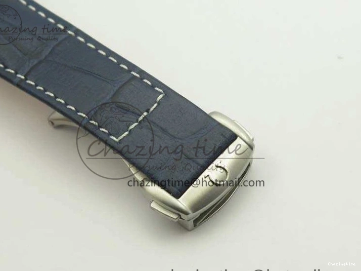 0519 SpeedMaster MoonWatch SS OMF 1:1 Best Edition Blue Dial On Leather Strap A9300 V FreshLook 8087